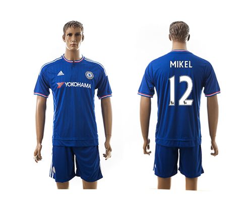 Chelsea #12 Mikel New Blue Soccer Club Jersey - Click Image to Close